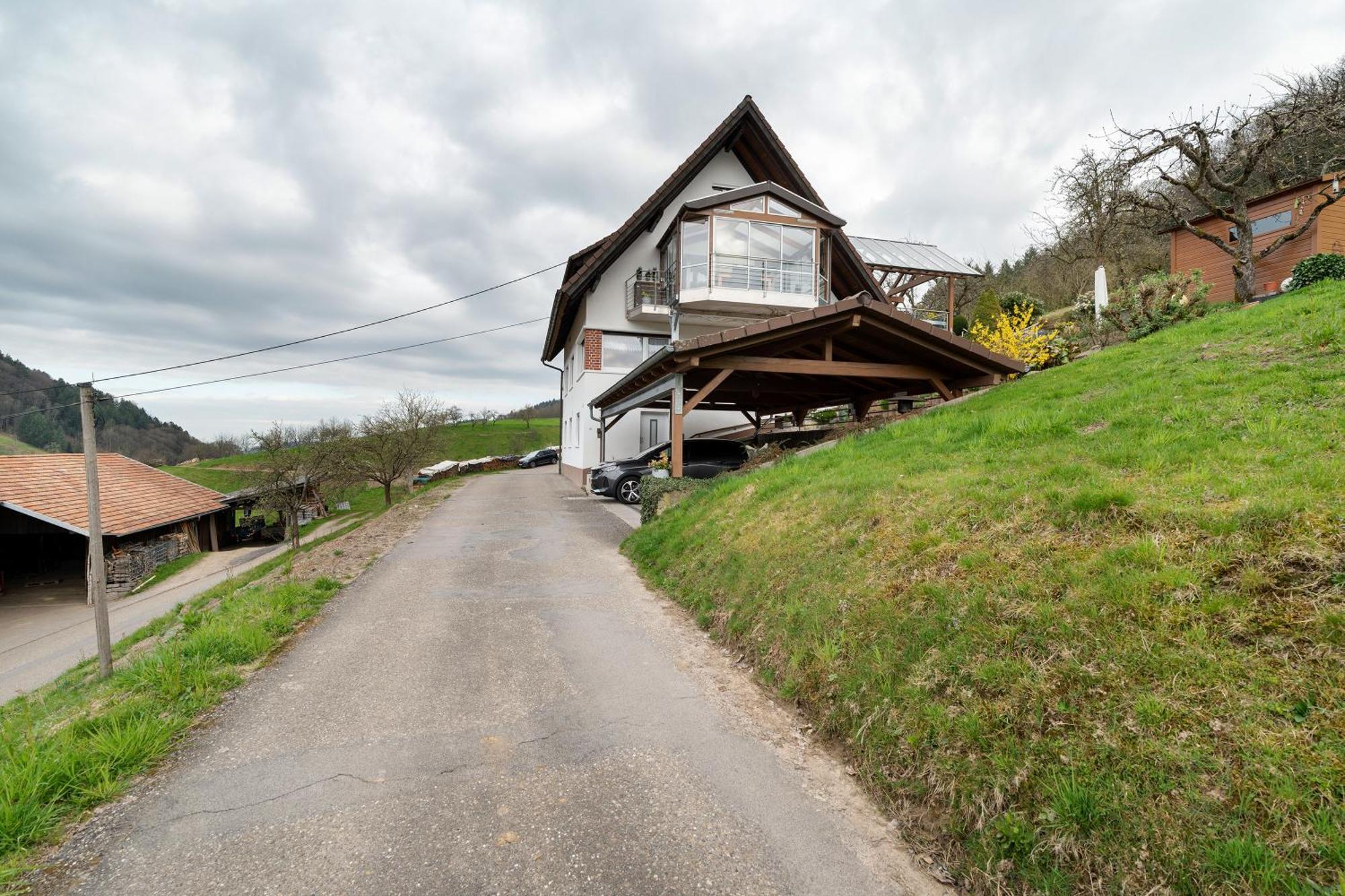 Ferienwohnung Haus am Schroffen Ottenhöfen im Schwarzwald Exterior foto